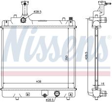 Nissens 69401 - RADIA NISSAN PIXO/SUZUKI ALTO 1.0 12V (1/09>)