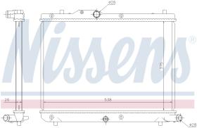 Nissens 69403 - RADIADOR SUZUKI SWIFT III(EZ.MZ)(05