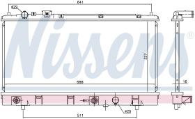 Nissens 69463 - RADIADOR MAZDA 323F(BJ)(98-)1.6 I 1