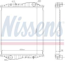 Nissens 69602A - RADIADOR KASSBOHRER BUS