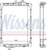 Nissens 69603A - RADIADOR KASSBOHRER BUS