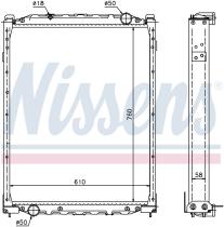 Nissens 69608A - RADIADOR KASSBOHRER BUS