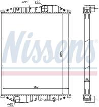 Nissens 696090 - RADIADOR KASSBOHRER BUS