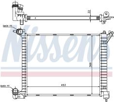 Nissens 69704A - RADIA MINI ONE 1.4TD (06/03>)