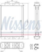 Nissens 70019 - CALEFACTOR ALFA ROMEO SPIDER(939)(0