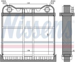 Nissens 70225 - CALEFACTOR AUDI A 8/S 8(4D)(94-)4.2