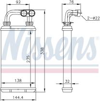 Nissens 70519 - CALEFACTOR BMW 3 E36 COMPACT(94-)31