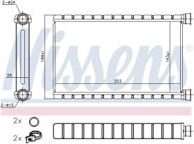 Nissens 70527 - CALEFACTOR BMW X1 E84(09-)X1 18DX