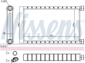 Nissens 70527 - CALEFACTOR BMW X1 E84(09-)X1 18DX