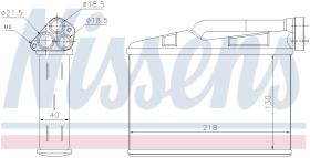 Nissens 70530 - CALEF BMW S5 E39 (11/95>) X5 E53 (01>)