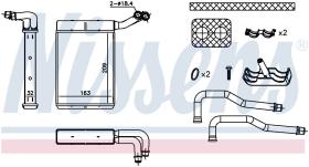 Nissens 707095 - CALEF PEUGEOT 407/CITROEN C5 II (5/04>)