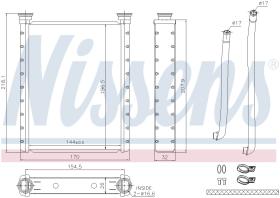 Nissens 707172 - CALEFACTOR DAIHATSU CHARADE(L3_)(11