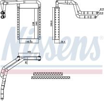 Nissens 707182 - CALEFACTOR FORD TRANSIT/TOURNEO CUS