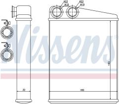 Nissens 70807 - CALEFACTOR MERCEDES A-CLASS W 169(0