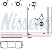 Nissens 70808 - CALEF MINI R50/R53 (01>)