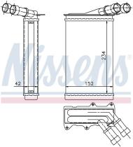 Nissens 71156 - CALEF CITROEN ZX/XANTIA/XSARA/BERLINGO/306 (B/V)