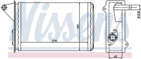 Nissens 71429 - CALEFACTOR FIAT UNO(146)(83-)70-1.4