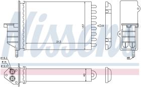 Nissens 71450 - CALEFACTOR FIAT SEICENTO(187)(98-)0