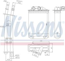 Nissens 71459 - CALEFACTOR FIAT 500(312)(07-)1.3 MJ