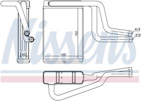 Nissens 71744 - CALEF FORD MONDEO II (9/96>) III (00>) JAGUAR X-TYPE (01>)