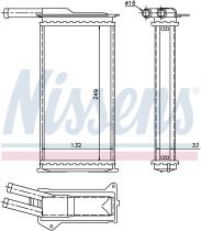 Nissens 71751 - CALEFACTOR FORD ORION I(CA)(83-)1.3