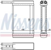 Nissens 71753 - CALEF FORD FIESTA III/COURIER (89>96)