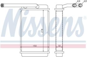 Nissens 71757 - CALEF FORD TRANSIT II/III/IV (84>94)