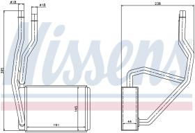 Nissens 71765 - CALEF FORD FIESTA V/FUSION (02>)