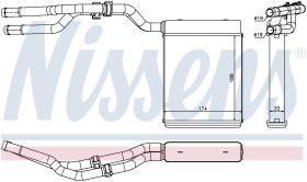 Nissens 71774 - CALEFACTOR FORD S-MAX(CA1)(06-)1.6