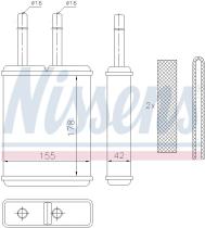 Nissens 71957 - CALEFACTOR MAZDA XEDOS 6(CA)(93-)2.