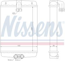 Nissens 72013 - CALEF MB W210/W202/W208 CLK/R170 SLK