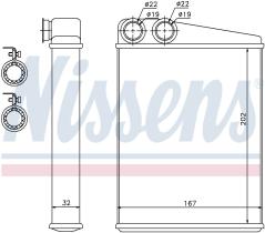 Nissens 72046 - CALEFACTOR MERCEDES ML-CLASS W 164(