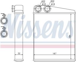 Nissens 72047 - CALEFACTOR MERCEDES A-CLASS W 169(0