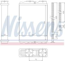 Nissens 72050 - CALEF NISSAN TERRANO II/FORD MAVERICK A/M