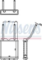 Nissens 726531 - CALEF OPEL ASTRA F/VECTRA A -AC (91>)