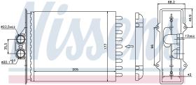 Nissens 72657 - CALEF OPEL VECTRA B (95>) +AC