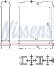 Nissens 72659 - CALEFACTOR ISUZU RODEO/MU(89-)2.0 I