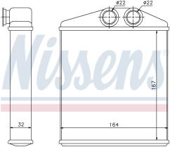 Nissens 72661 - CALEF OPEL CORSA C (00>06) COMBO C (>12) TIGRA B (04>)