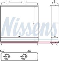 Nissens 72663 - CALEF OPEL MERIVA A (03>)