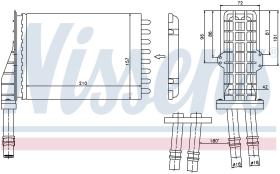 Nissens 73258 - CALEF RENAULT ESPACE III (IZQ & DER) (12/96>)