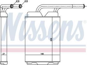 Nissens 73349 - CALEF RENAULT TWINGO (92>)