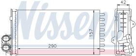 Nissens 73356 - CALEFACTOR RENAULT SAFRANE I(92-)2.