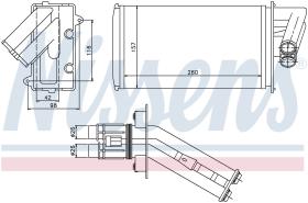 Nissens 73368 - CALEFACTOR RENAULT LAGUNA I(94-)1.6