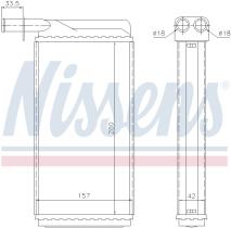 Nissens 73385 - CALEFACTOR SAAB 9000(84-)2.3 I 16V