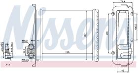 Nissens 73640 - CALEFACTOR VOLVO C70 (98-)2.4 I 20V