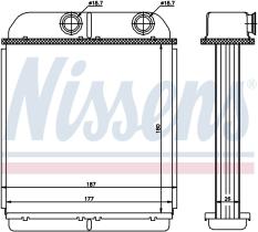 Nissens 73644 - CALEF VOLVO S40/V40 (96>01) MITSUBISHI L200 (96>05)