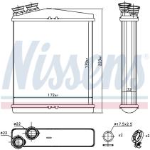 Nissens 73645 - CALEF VOLVO S80 II/V70 III/XC70 II(07>) XC60(08>)FREELANDER