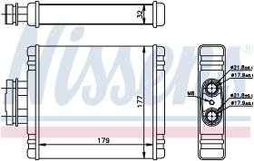 Nissens 73654 - CALEFACTOR AUDI A 1/S 1(8X)(10-)2.0