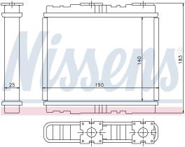 Nissens 73700 - CALEF NISSAN PATROL GR Y61/PRIMERA/MICRA/SUNNY/MUSSO