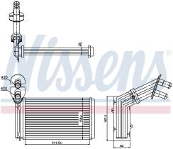 Nissens 73973 - CALEF FORD GALAXY/VW SHARAN/SEAT ALHAMBRA (95>10)